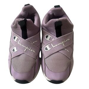 CHAMPION Toddler Slip On Purple Sneakers: Size 10T